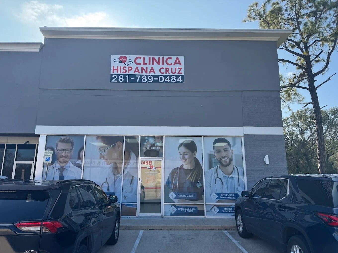 clinica hispana cruz 2 - front
